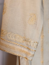 Zarmina-Yellow Tarkashi Kurta