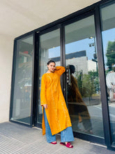 Azerra- Burnt Orange Handmade Kurta