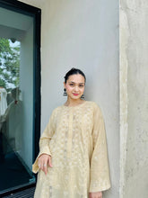 Handmade Butter yellow Kurta with Tarkashi Embroidery – Handmade Couture