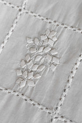 Rivora- White Handmade Kurta with Tarkashi