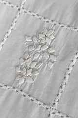 Rivora- White Handmade Kurta with Tarkashi